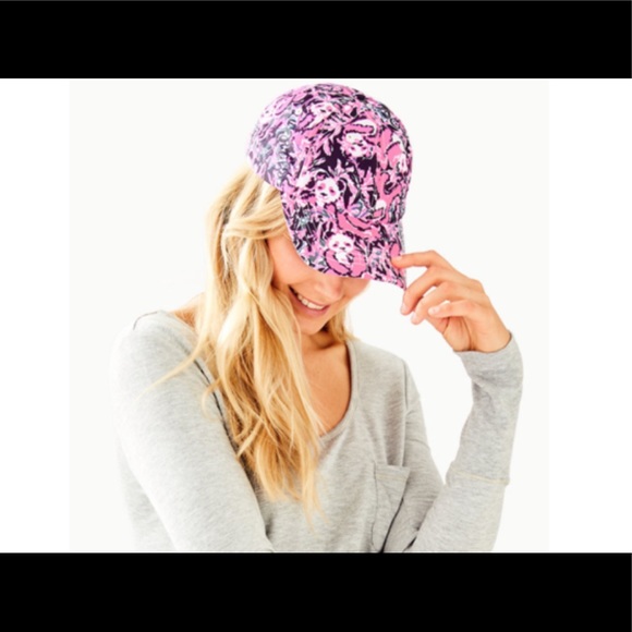 🐼 NWT! Lilly Pulitzer Hat PANDAS Hangin w My BOO - Picture 2 of 3